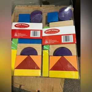 Wood Works NIP Classic wood 15 pcs @ 2 sets